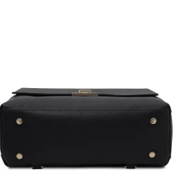 Leather Convertible Backpack Handbag