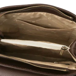 Leather Convertible Backpack Handbag