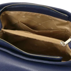 Leather Convertible Backpack Handbag