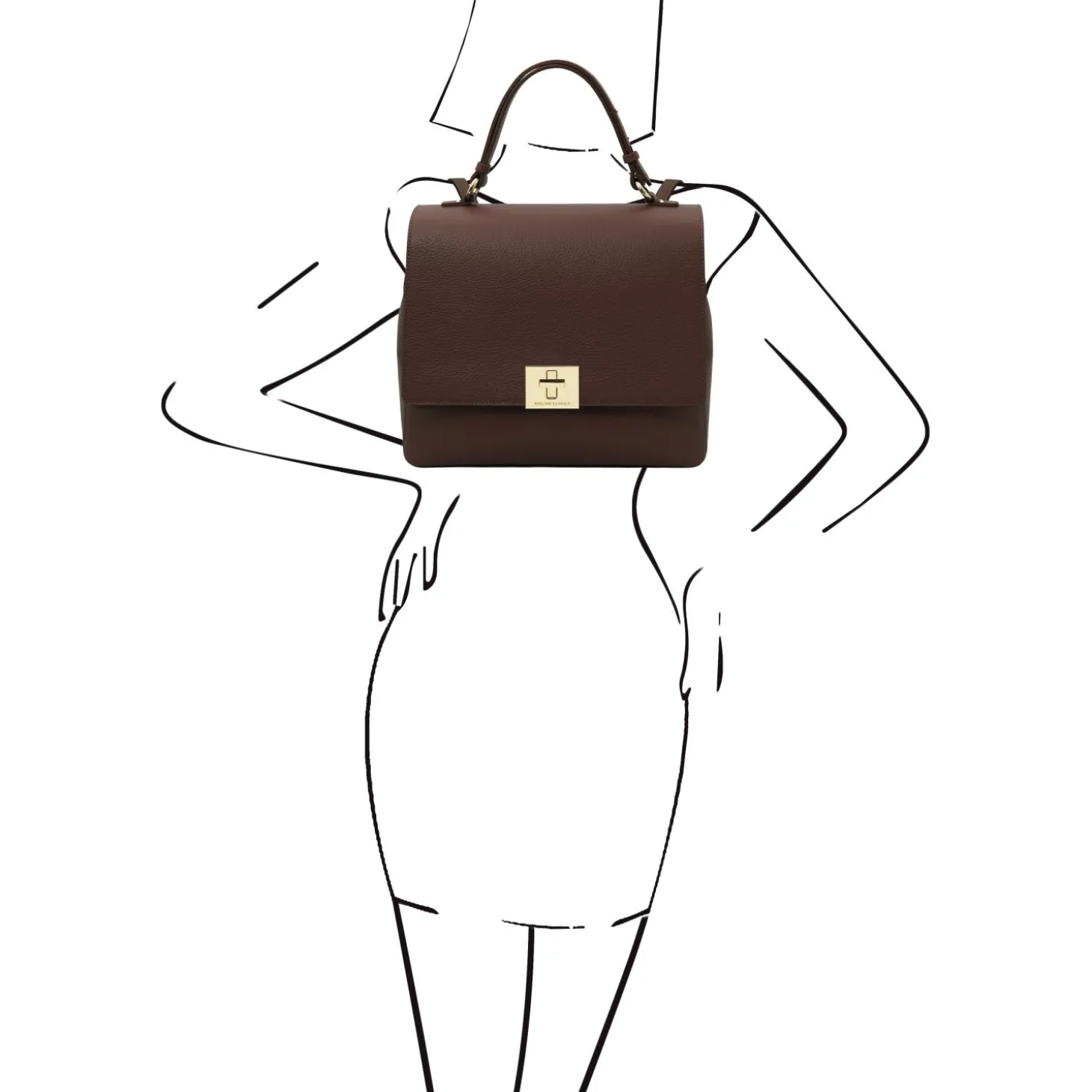 Leather Convertible Backpack Handbag