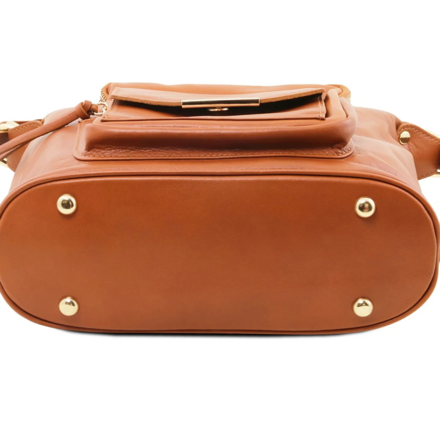 Leather Convertible Backpack Shoulderbag