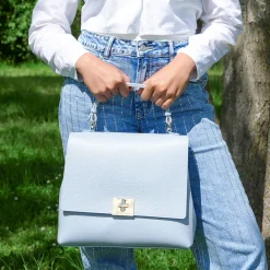 Leather Convertible Backpack Handbag