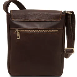 Leather Crossbody bag for men With Front Pocket