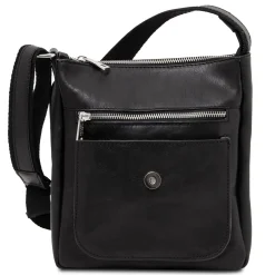Leather Crossbody bag for men With Front Pocket