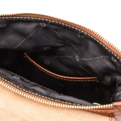 Leather Crossbody bag for men With Front Pocket