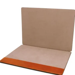 Leather Desk pad With Inner Compartment, Mouse pad and Valet Tray