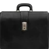 Leather Doctor bag Briefcase 3 Compartments