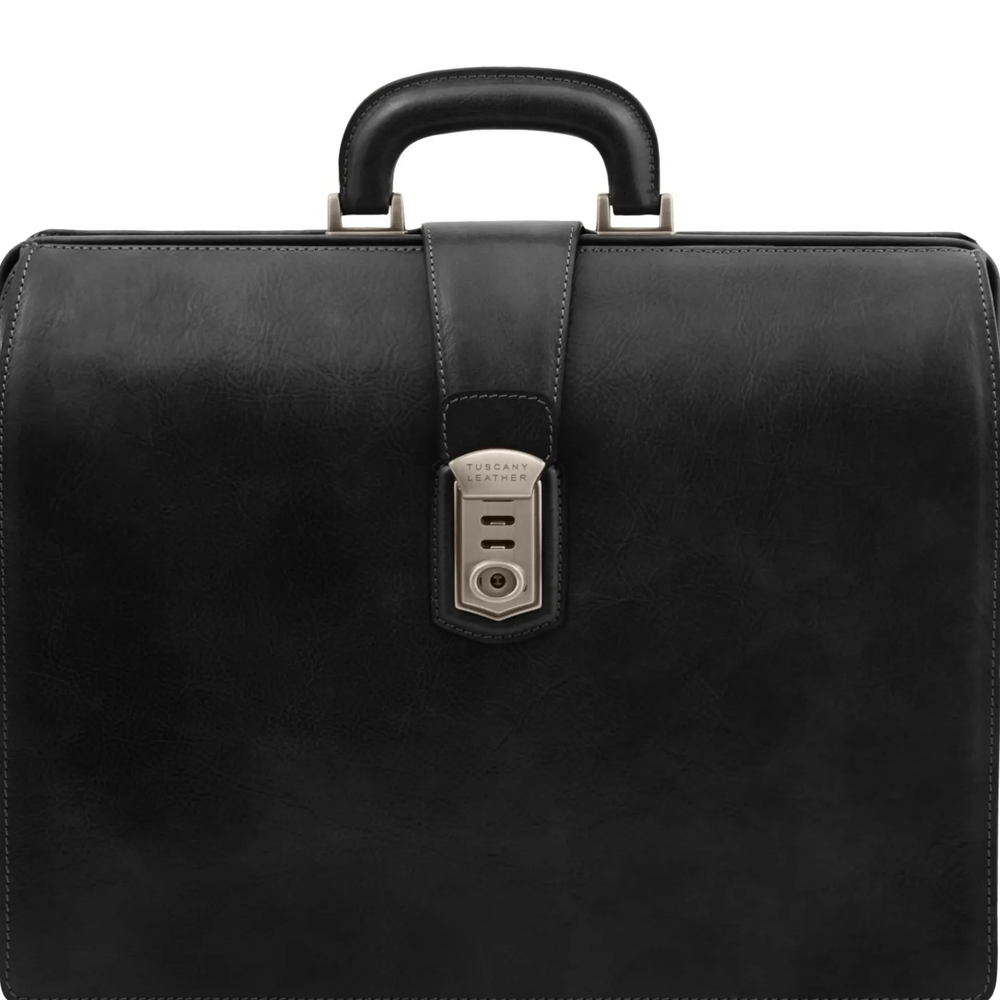 Leather Doctor bag Briefcase 3 Compartments