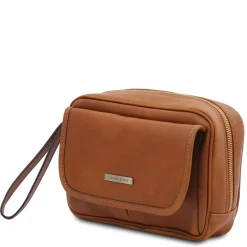 Leather Handy Wrist bag for men