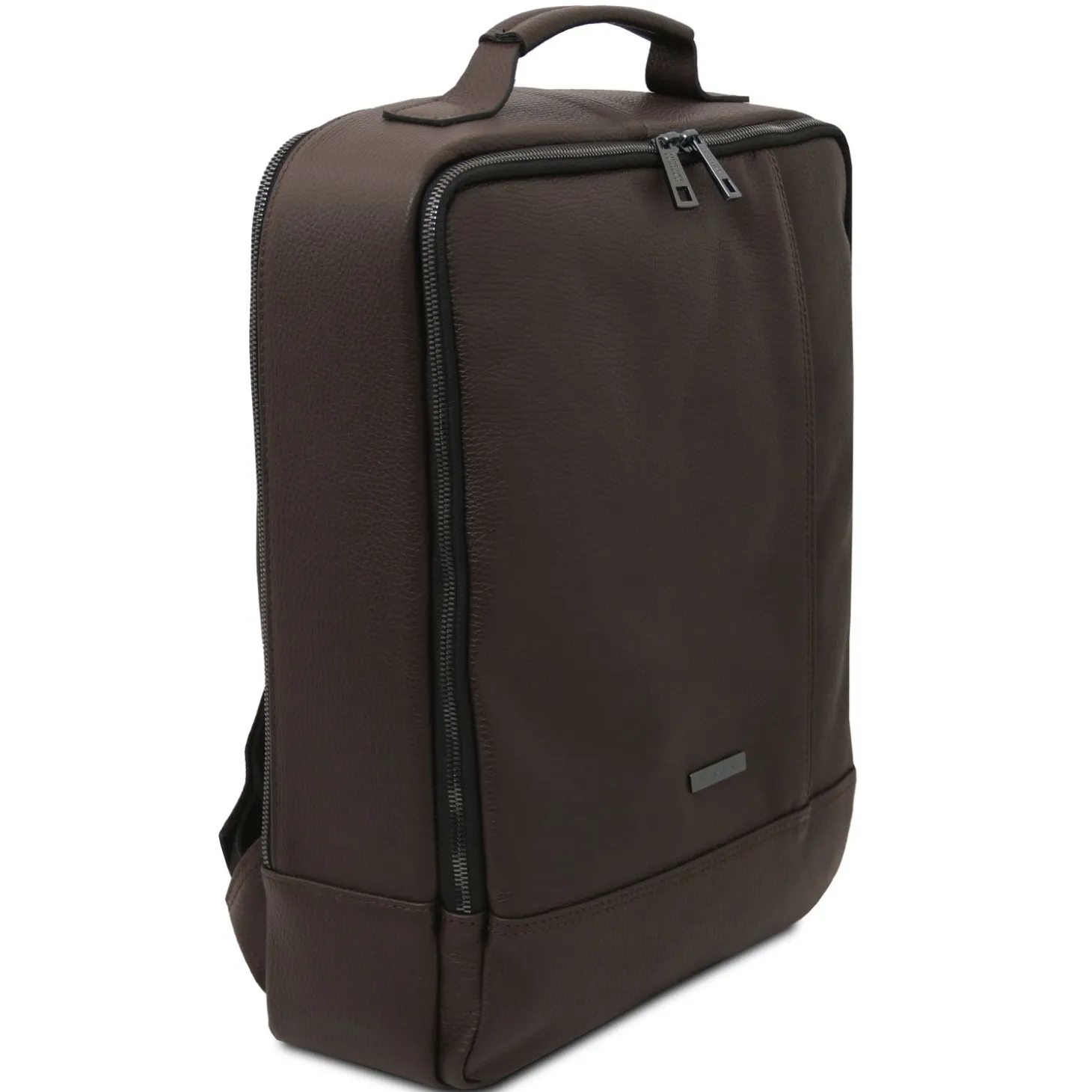 Leather Laptop Backpack