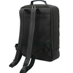 Leather Laptop Backpack