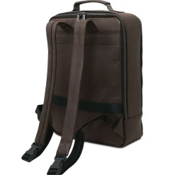 Leather Laptop Backpack