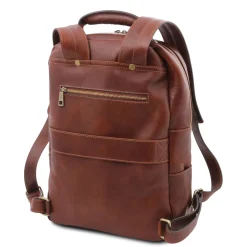 Leather Laptop Backpack