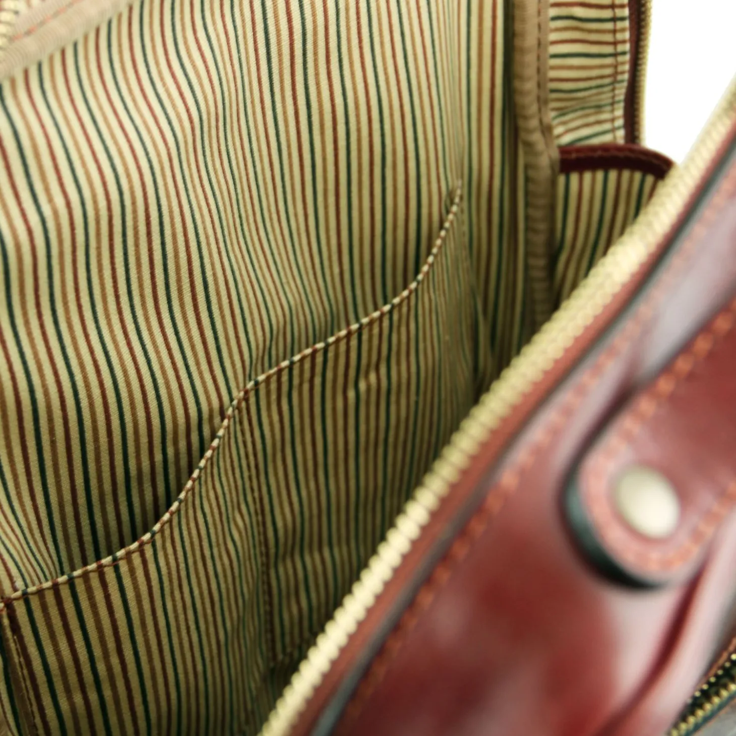 Leather Laptop Backpack