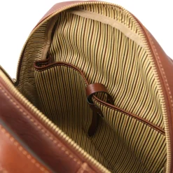 Leather Laptop Backpack