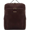 Leather Laptop Backpack - Large Size