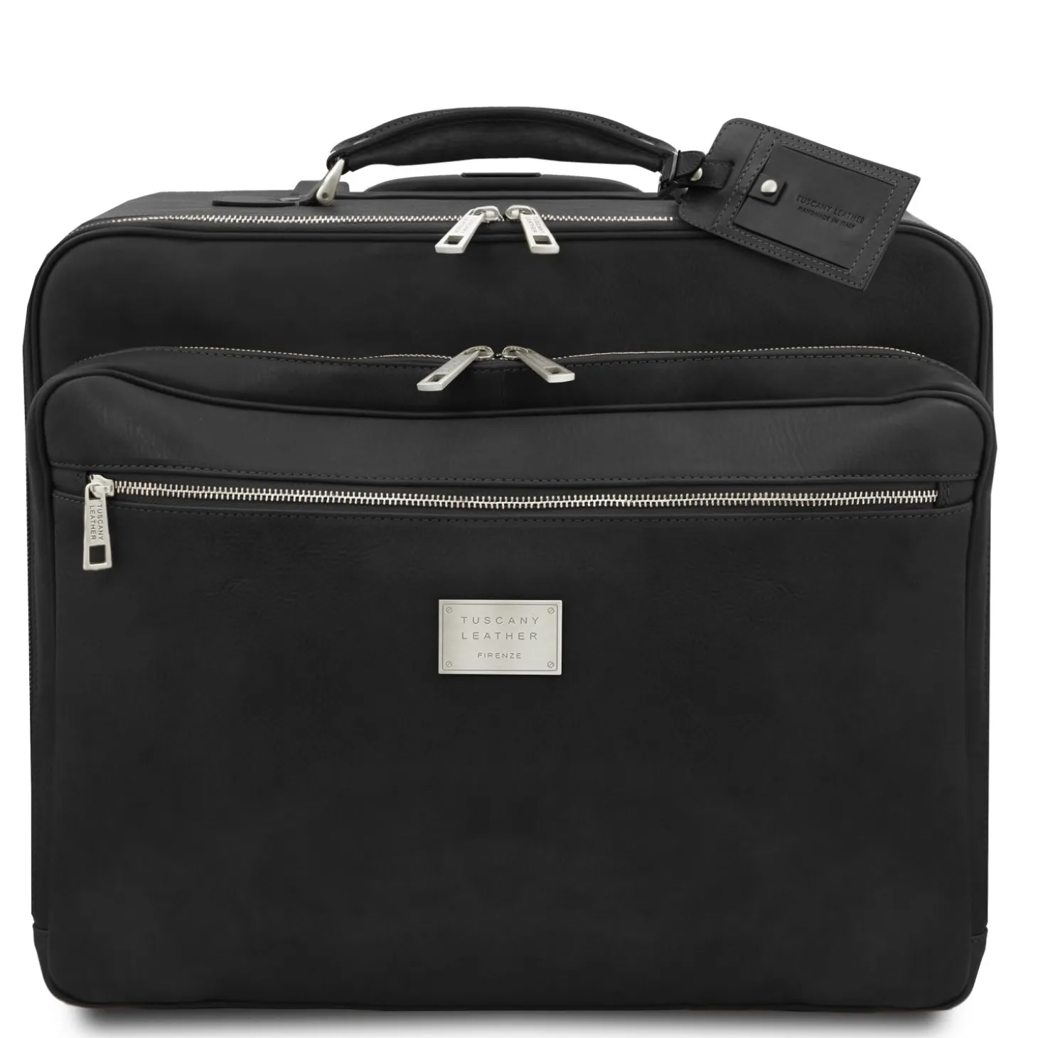 Leather Pilot Case With two Wheels