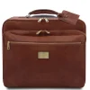 Leather Pilot Case With two Wheels