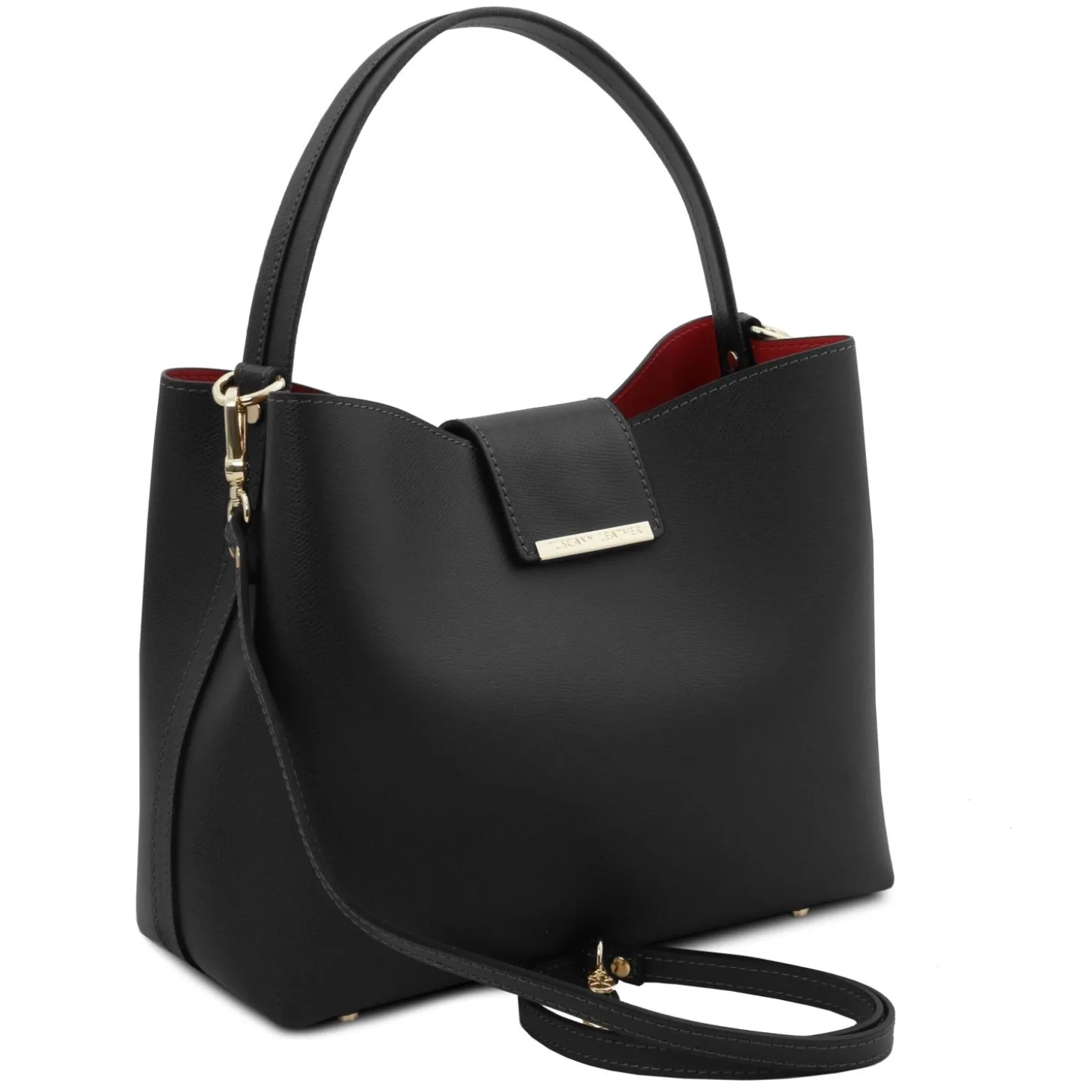 Leather Secchiello bag