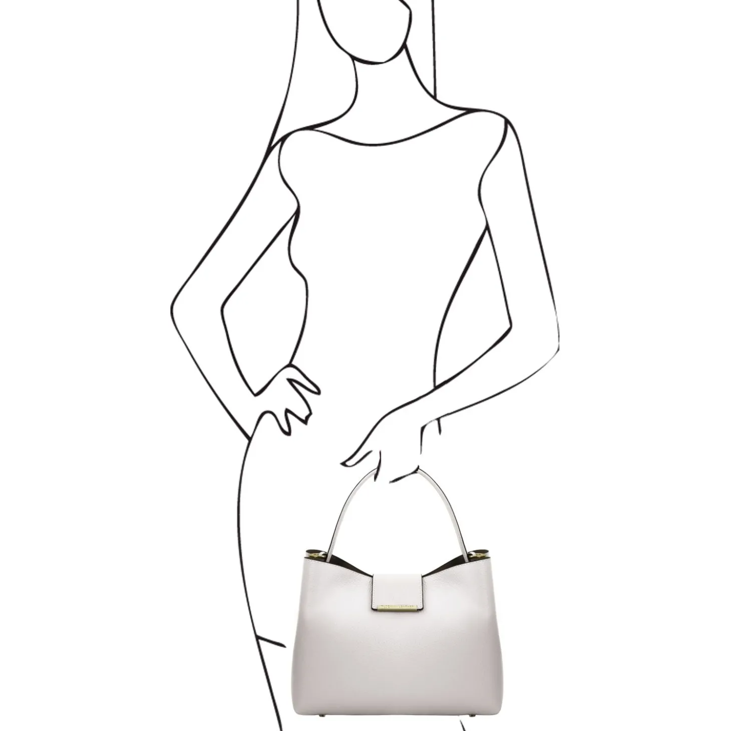 Leather Secchiello bag