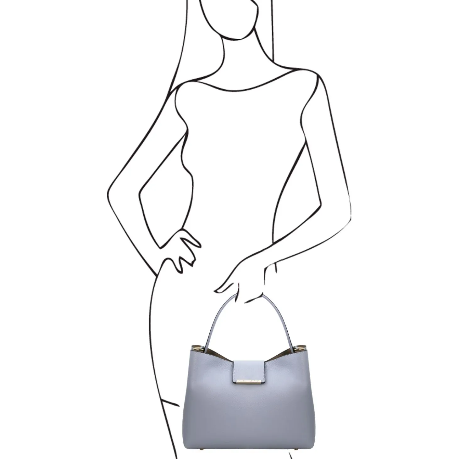 Leather Secchiello bag