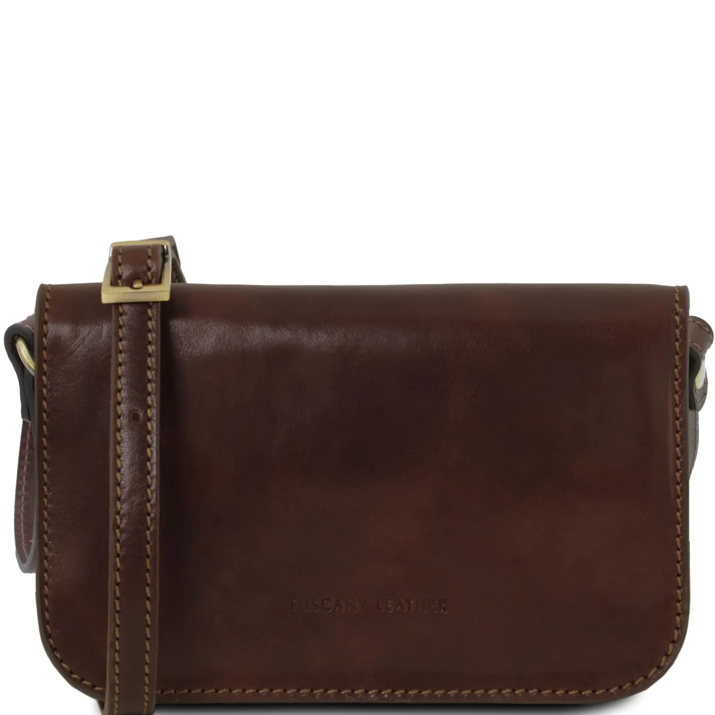 Leather Shoulder bag With Flap