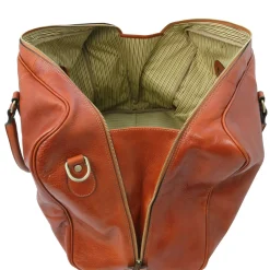 Leather Travel bag With Front Pocket