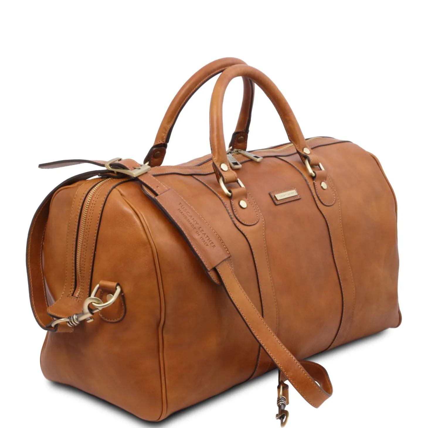 Leather Travel Duffle bag - Weekender bag