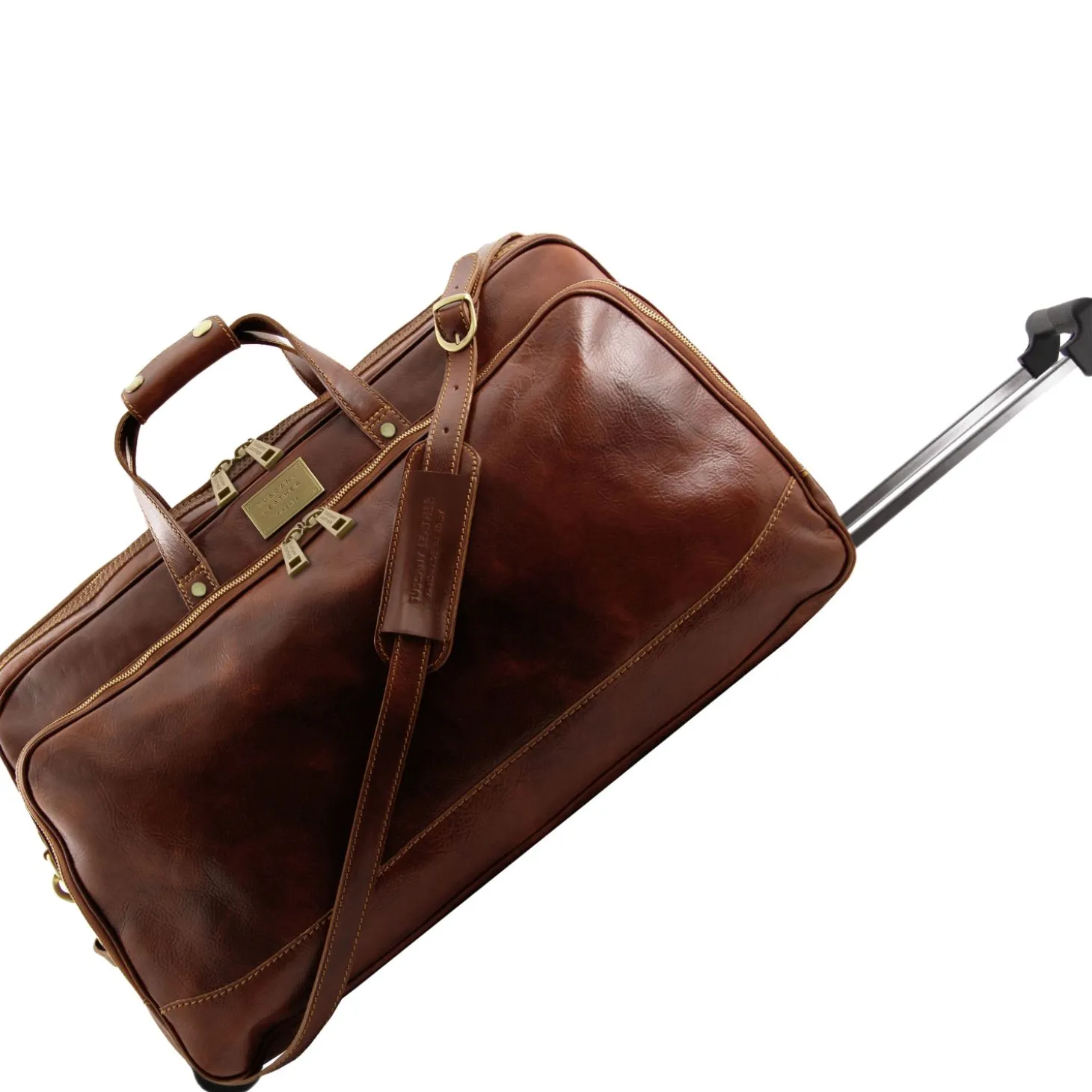 Leather Trolley Travel set