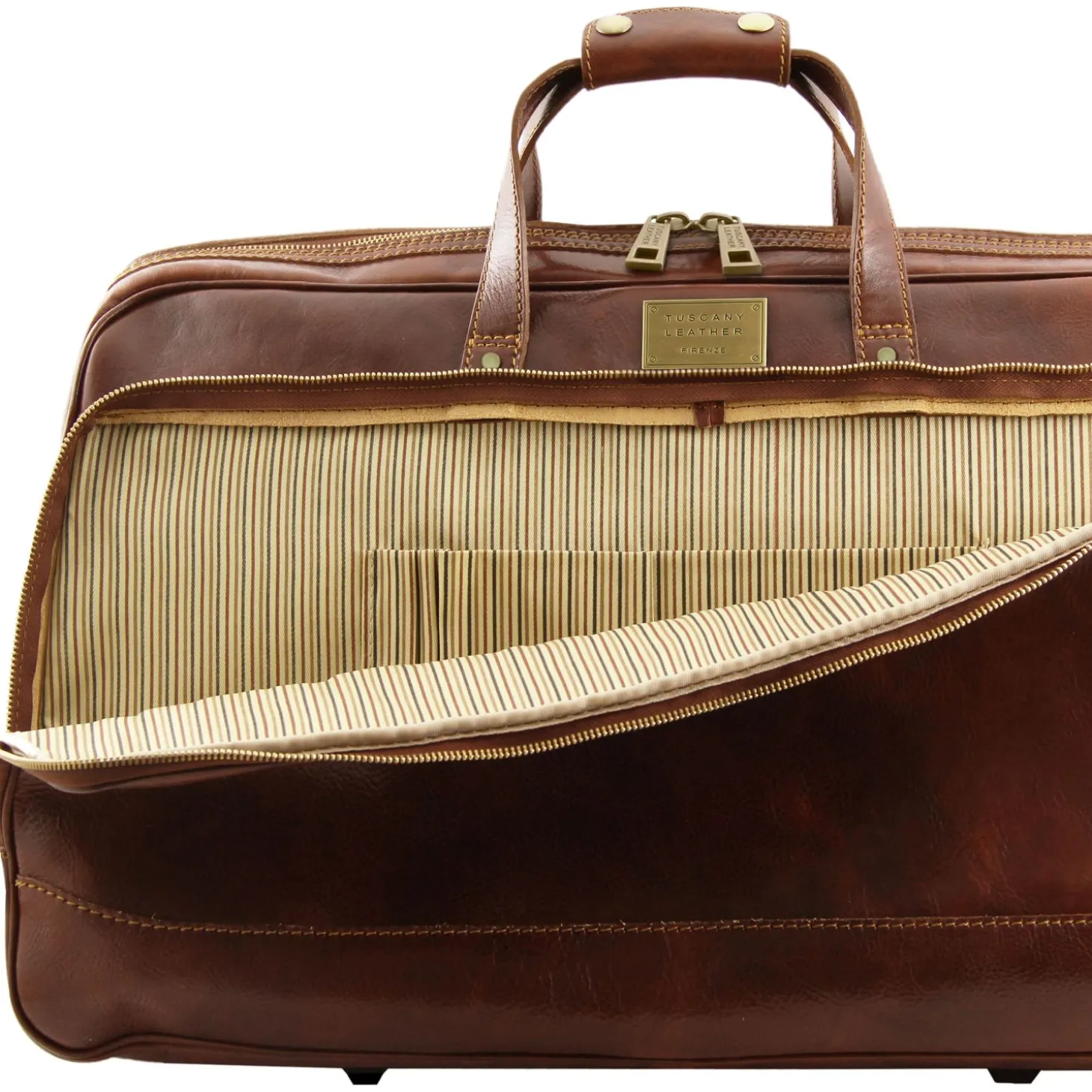Leather Trolley Travel set
