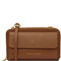 Leather Wallet/phone Holder With Strap