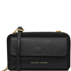 Leather Wallet/phone Holder With Strap