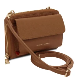 Leather Wallet/phone Holder With Strap