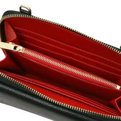 Leather Wallet/phone Holder With Strap