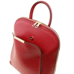 Saffiano Leather Backpack for Women