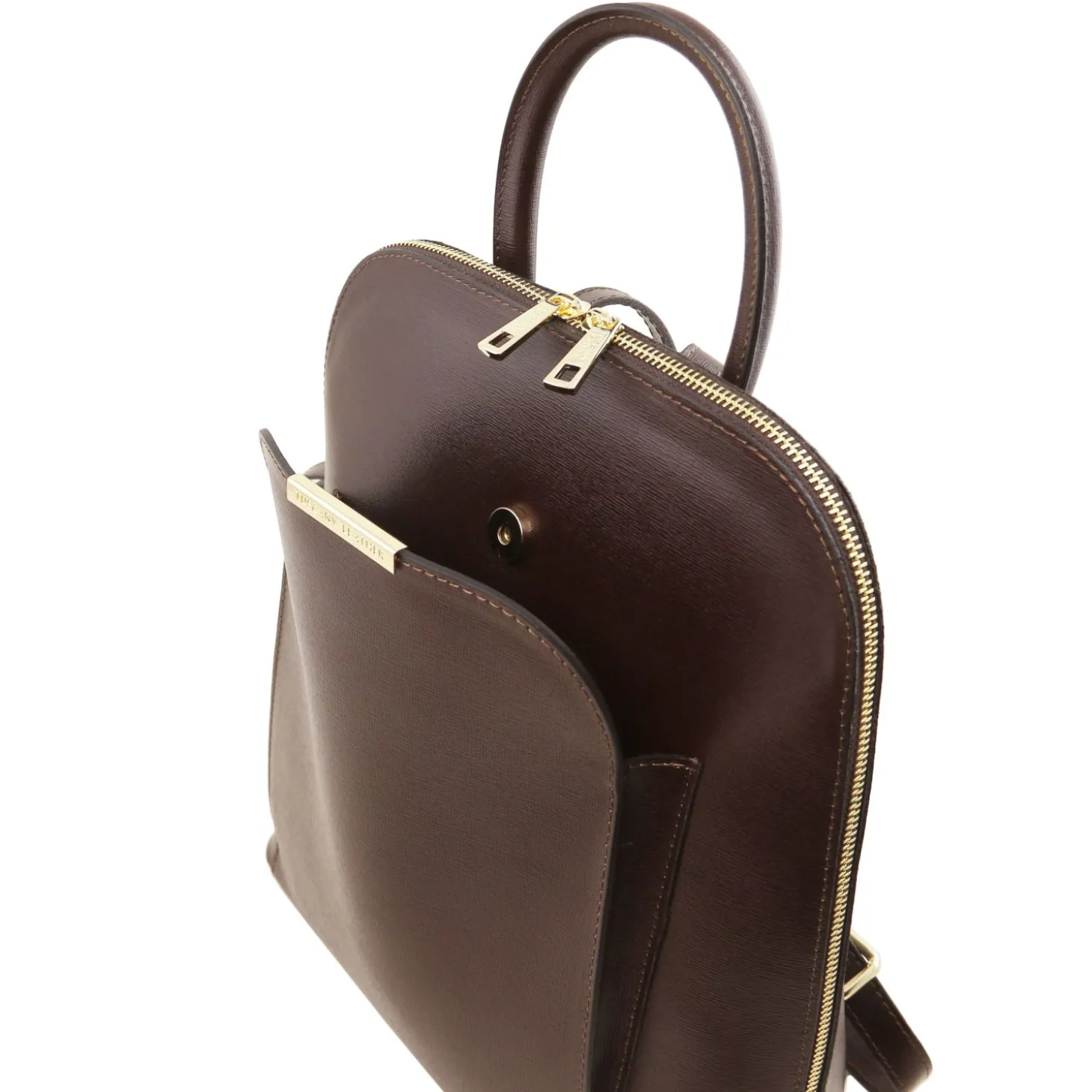 Saffiano Leather Backpack for Women