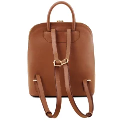 Saffiano Leather Backpack for Women