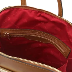 Saffiano Leather Backpack for Women
