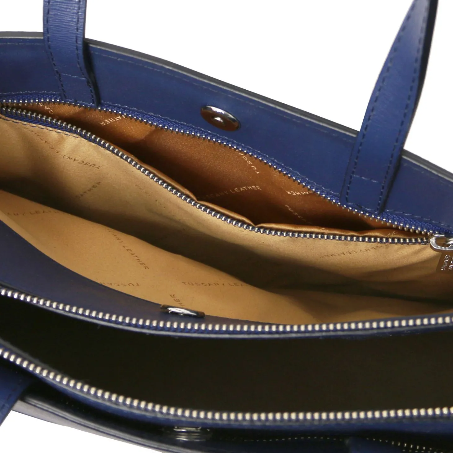 Saffiano Leather Briefcase 3 Compartments for Women