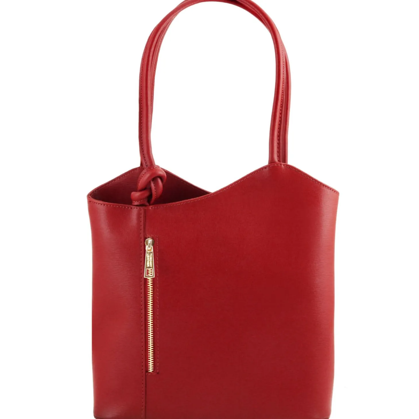 Saffiano Leather Convertible Backpack Shoulderbag