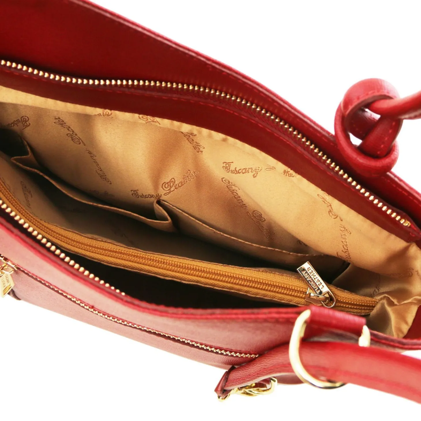 Saffiano Leather Convertible Backpack Shoulderbag