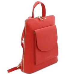 Small Leather Backpack for Women