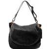 Soft Leather Shoulder bag With Tassel Detail