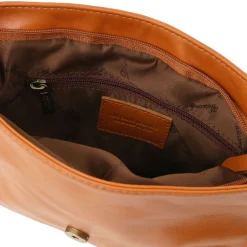 Soft Leather Shoulder bag With Tassel Detail