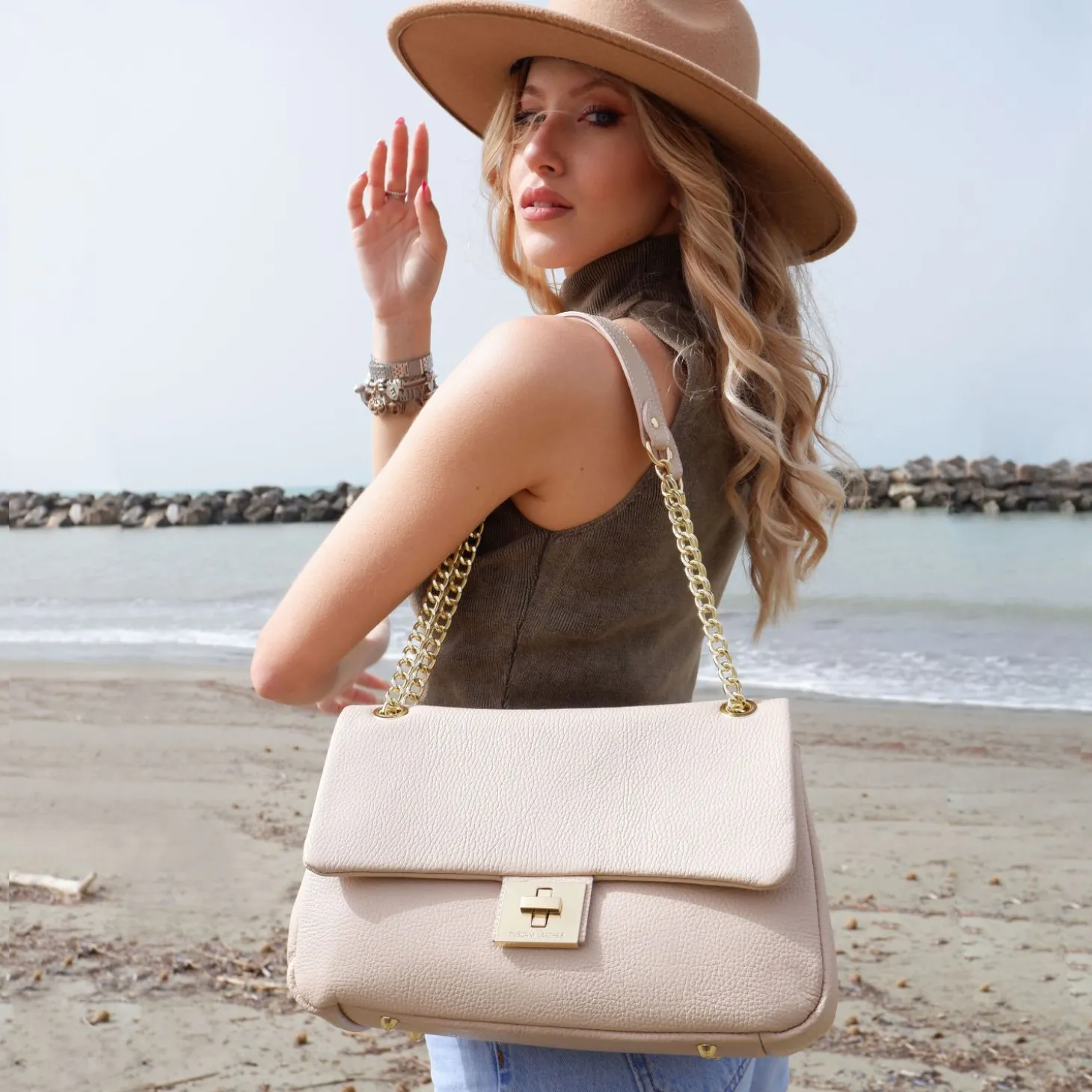 Soft Leather Shoulder bag