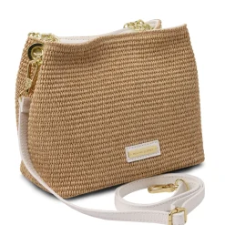 Straw Effect Bucket bag