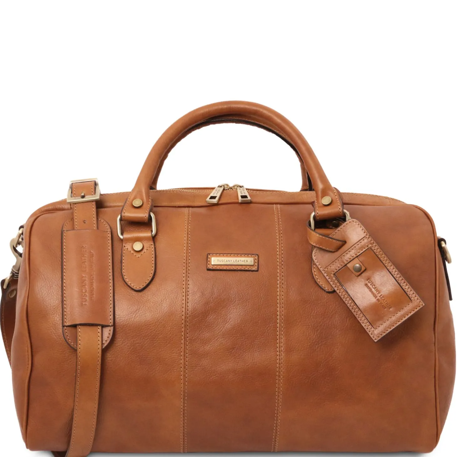 Travel Leather Duffle bag - Small Size