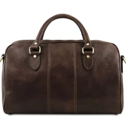 Travel Leather Duffle bag - Small Size