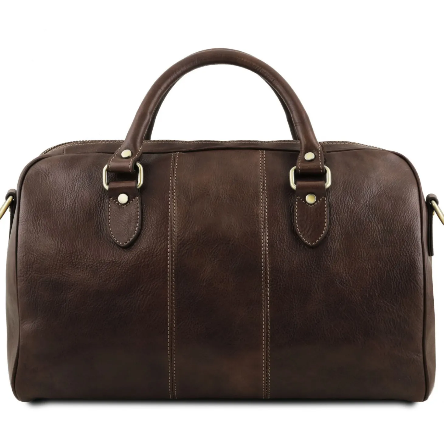 Travel Leather Duffle bag - Small Size
