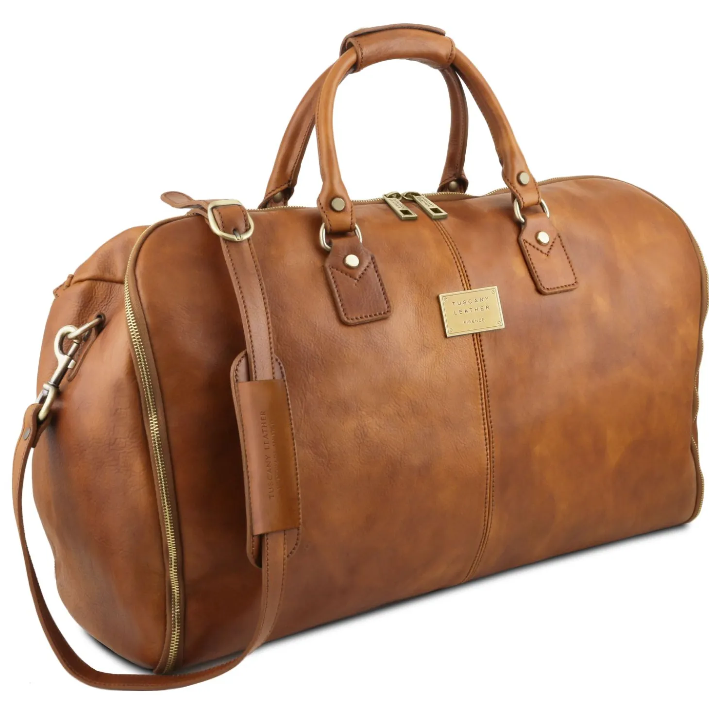 Travel Leather Duffle/Garment bag
